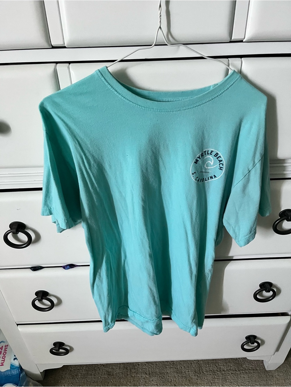 Myrtle Beach Short Sleeve Tee - Aqua/Light Teal